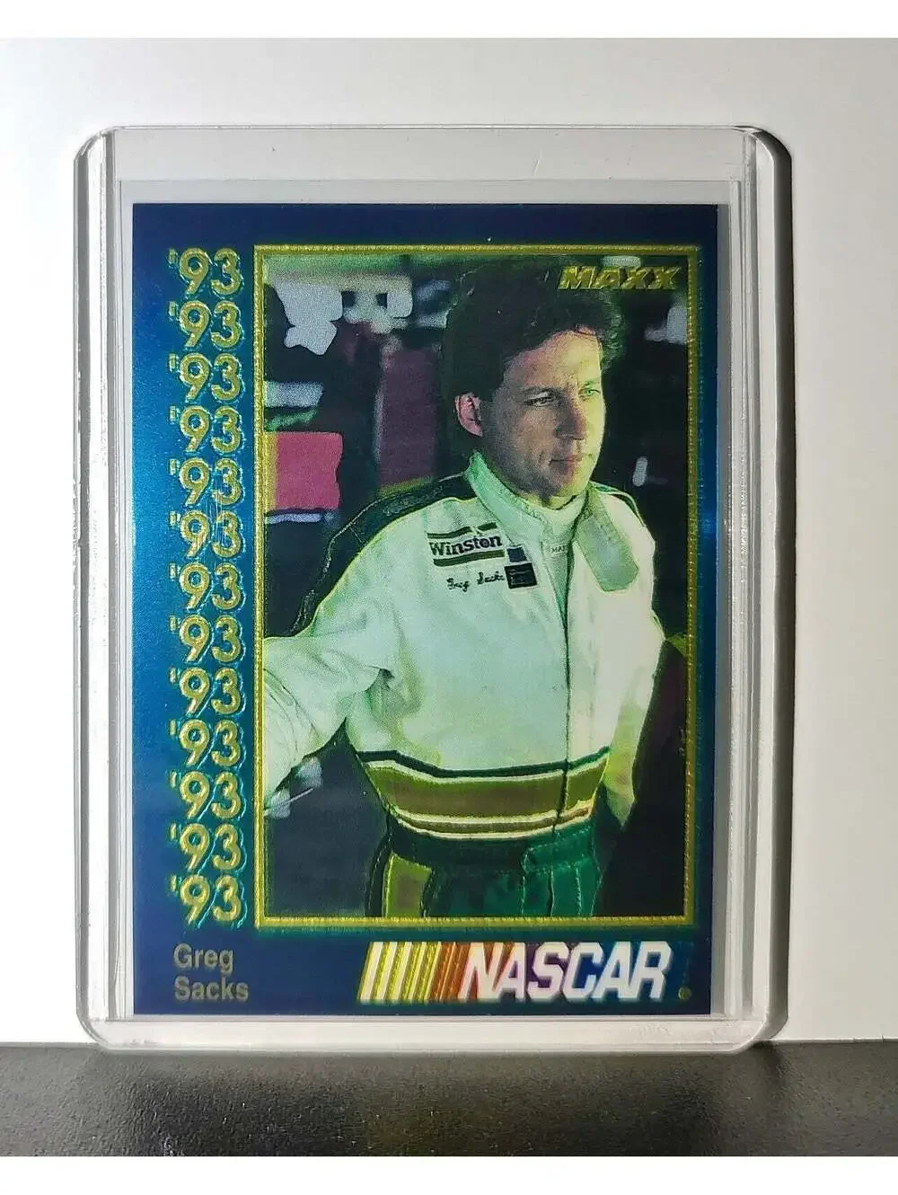 Greg Sacks 1993 Maxx Premier Plus Racing #69 NASCAR Larry Hedrick Motorsports